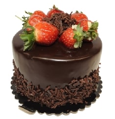 Özel Tasarım Çikolatalı 2-3 Kişilik Yaş Pasta